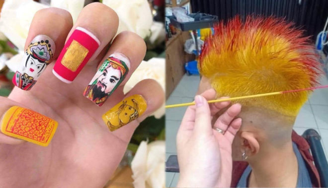 Làm đẹp tháng cô hồn: Có người nhuộm tóc ombre style... nén nhang