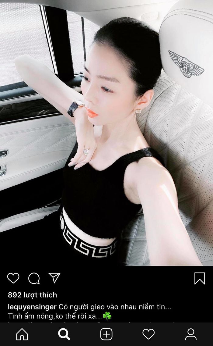 Muôn kiểu khoe nhẫn kim cương trá hình của Lệ Quyên: đăng kèm triết lý