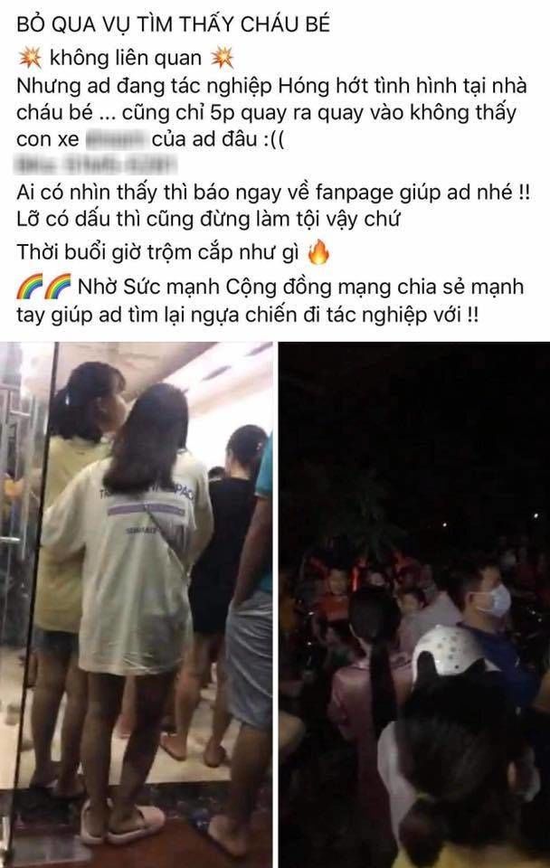 Mải hóng em bé mất tích ở Bắc Ninh về nhà, thanh niên bị lấy mất xe