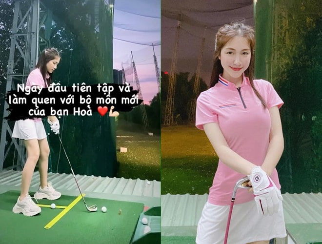 Mỹ nhân Việt không hẹn mà gặp đổ xô học chơi golf