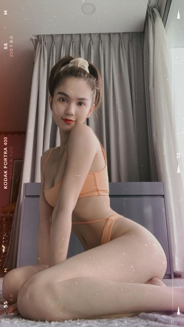 Style diện bikini của Ngọc Trinh: Chuộng kiểu dây rút và tết tóc