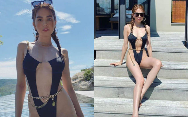 Style diện bikini của Ngọc Trinh: Chuộng kiểu dây rút và tết tóc