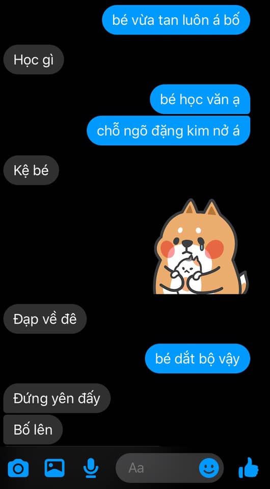 Cô gái thử thách ông bố khô khan: Nói bố yêu con rồi mới chịu đi ngủ