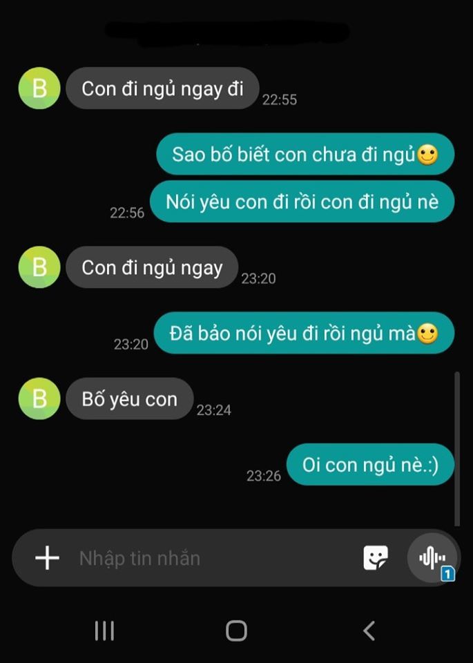 Cô gái thử thách ông bố khô khan: Nói bố yêu con rồi mới chịu đi ngủ