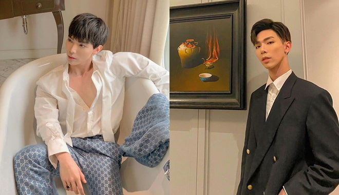 Phanh áo khoe cơ bụng nhưng gương mặt khác lạ của Erik mới gây chú ý