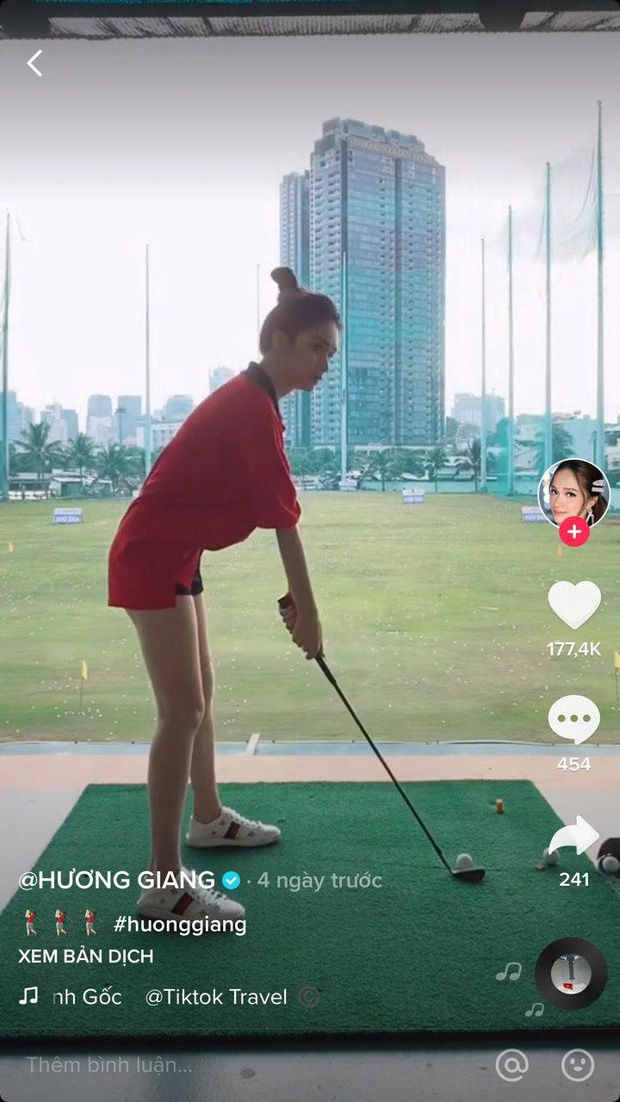 Thêm bằng chứng Hương Giang hẹn hò Matt Liu: Tập đánh golf, đi du lịch