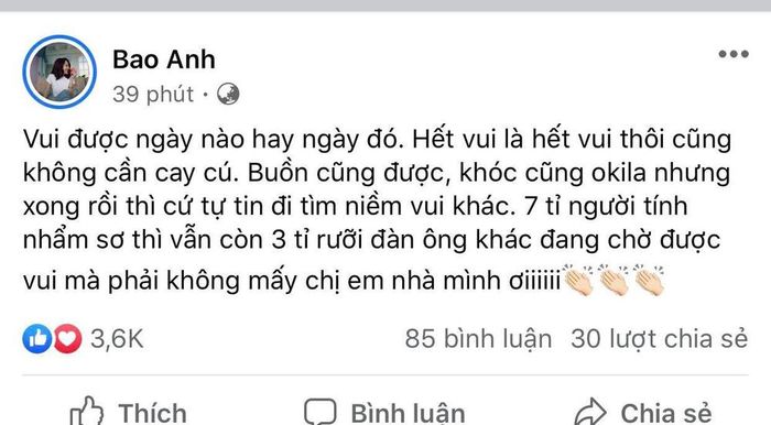 Xuân Lan gây chú ý khi bày tỏ quan điểm về đàn ông ngoại tình