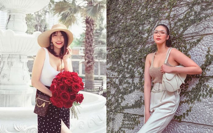 Sau sinh con, Lan Khuê liên tục đốt mắt người xem với vòng 1 căng đét
