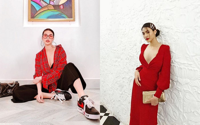 Sau sinh con, Lan Khuê liên tục đốt mắt người xem với vòng 1 căng đét