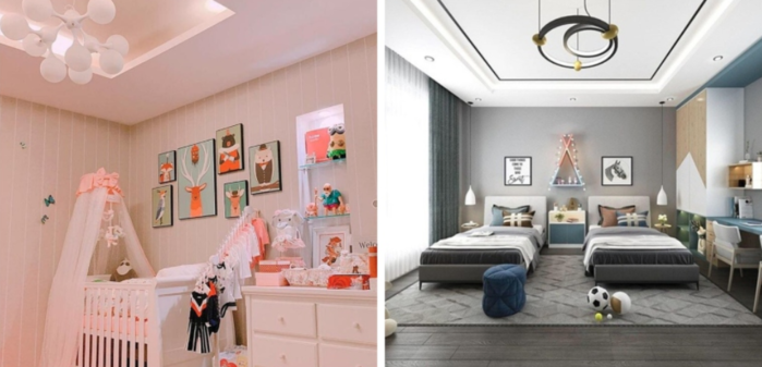 Trầm trồ trước những phòng ngủ chuẩn rich kid của con sao Việt
