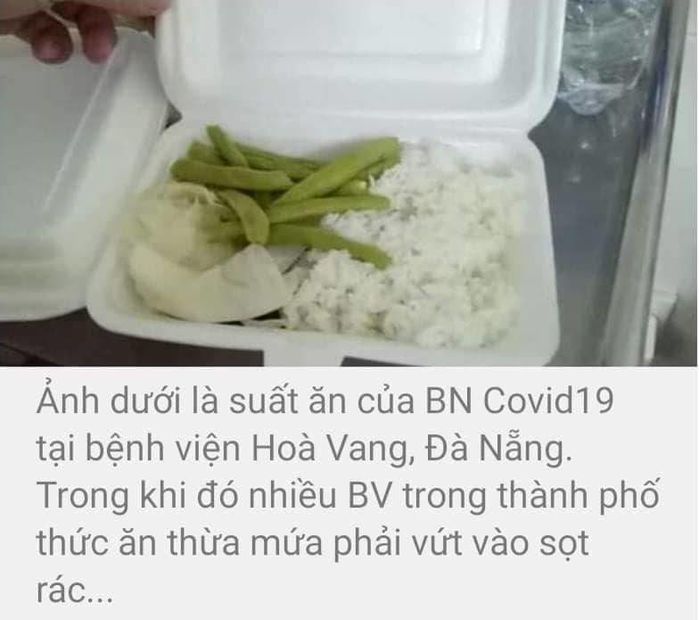 Sự thật về suất ăn ở BV dã chiến Hòa Vang: Thức ăn để hộp riêng