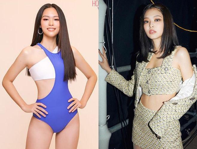 Thí sinh Hoa hậu Việt Nam gây sốt với nhan sắc na ná Jennie