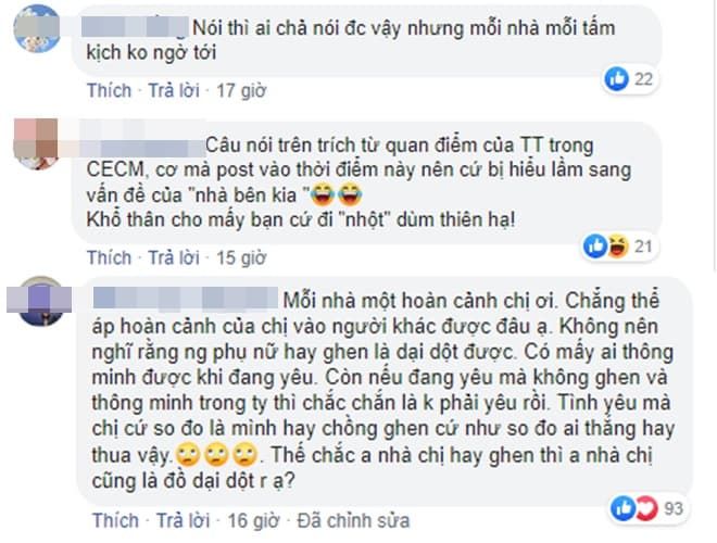 Thủy Tiên phủ nhận việc ám chỉ màn đánh ghen của Âu Hà My