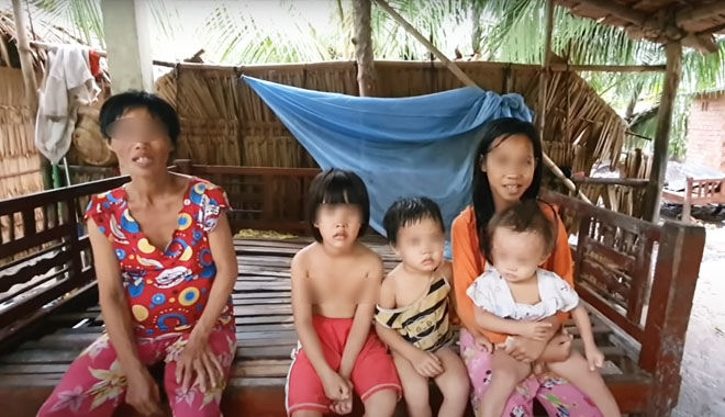Trà Vinh: Người mẹ sinh 1 lượt 6 con vừa được hỗ trợ triệt sản