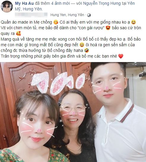 Trước vụ ly hôn “ồn ào”, Âu Hà My được mẹ chồng cưng như con gái