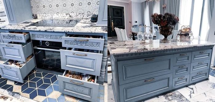 Vợ Đăng Khôi khoe căn bếp sang chảnh trong biệt thự 50 tỷ đồng