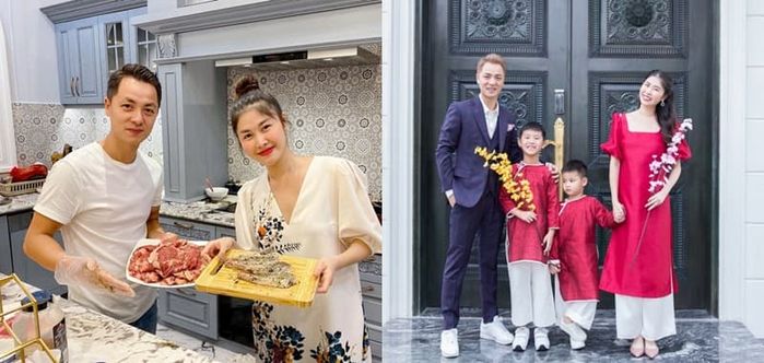 Vợ Đăng Khôi khoe căn bếp sang chảnh trong biệt thự 50 tỷ đồng