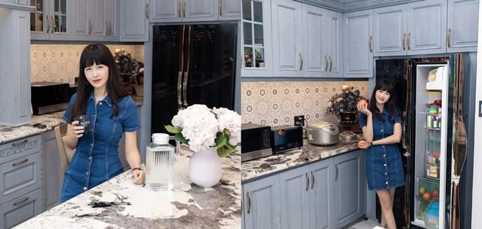 Vợ Đăng Khôi khoe căn bếp sang chảnh trong biệt thự 50 tỷ đồng