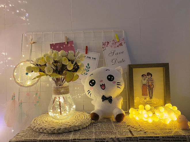 Với 3,5 triệu đồng cô gái tự tay F5 phòng trọ thành nơi ở tiện nghi