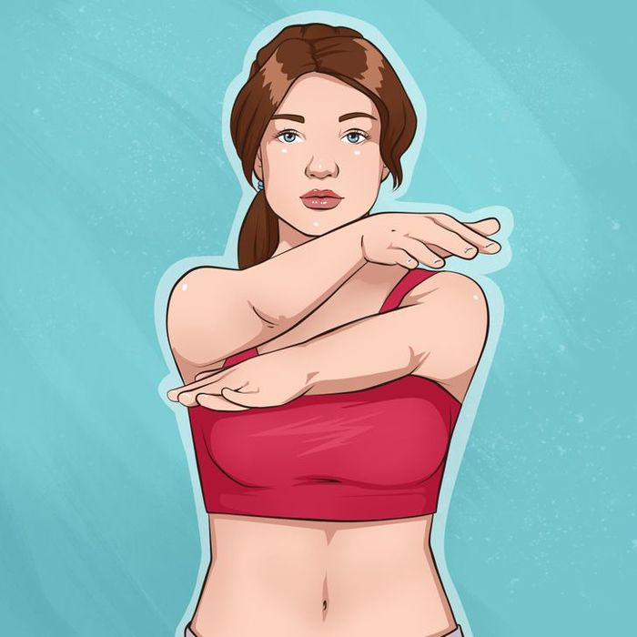 Tăng kích cỡ vòng 1 với 10 động tác đơn giản: vươn tay, giữ gối
