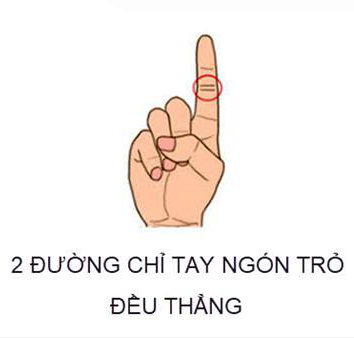 Xem đường chỉ tay ngón trỏ đoán chuẩn tính cách và vận mệnh sang hèn