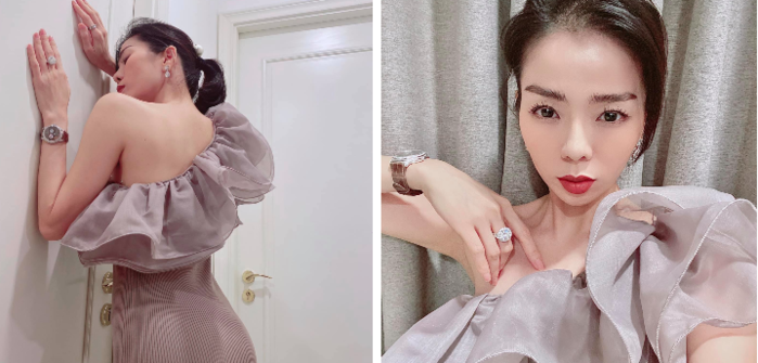Chưa ai như Lệ Quyên: Chỉ một bức ảnh mà khoe đến tận 3 món kim cương