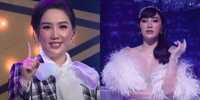 Bảo Thy tiếp tục xuất hiện với gương mặt khác lạ trên sóng truyền hình