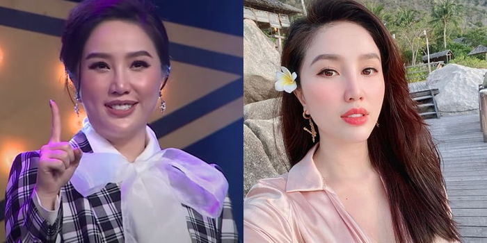 Bảo Thy tiếp tục xuất hiện với gương mặt khác lạ trên sóng truyền hình