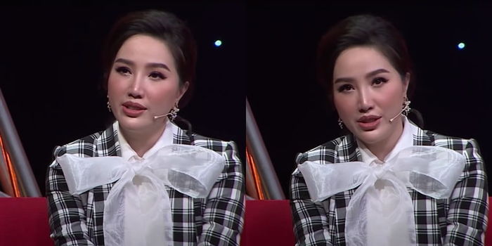 Bảo Thy tiếp tục xuất hiện với gương mặt khác lạ trên sóng truyền hình