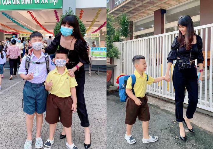 Biểu cảm gây sốt của dàn nhóc tỳ nhà sao Việt ngày đầu đi học