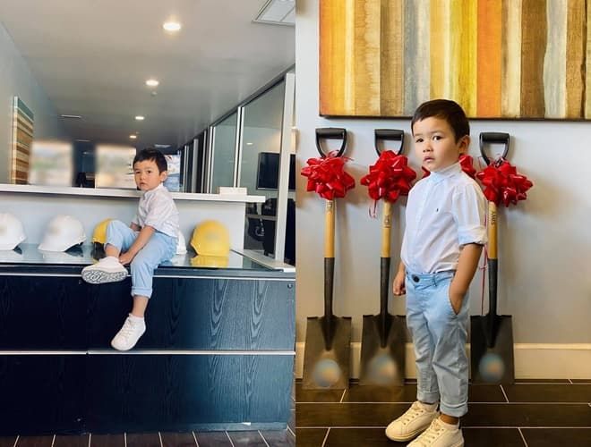 Con trai Đan Trường ngày càng sành điệu, ra dáng ông chủ lớn