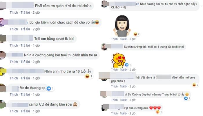 Cường Đôla đưa con gái 1 tháng tuổi đến nơi bố mẹ lần đầu gặp nhau