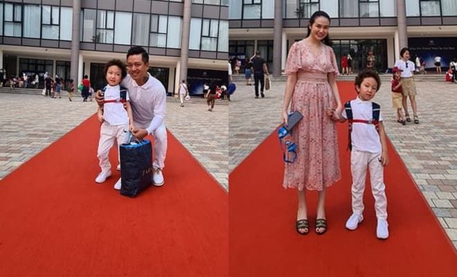 Dàn sao Việt háo hức đưa con tựu trường ngày đầu năm học