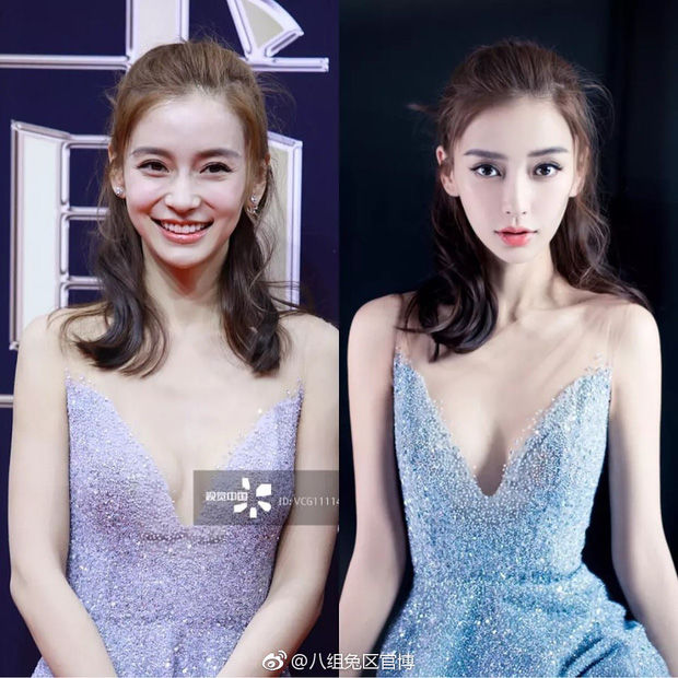 Nhan sắc chưa qua photoshop của sao Cbiz: Lệ Dĩnh, Nhiệt Ba hơi dừ