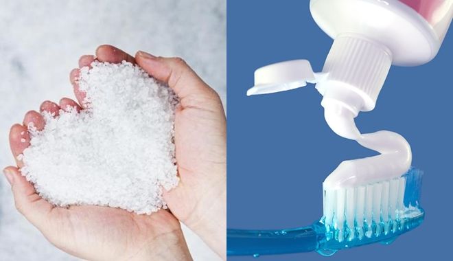 2 cách làm da trắng bật tông với kem đánh răng: Nên kết hợp với muối