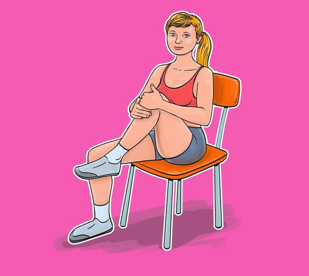 Bài tập với ghế tựa giúp mỡ bụng giảm ào ào, vóc dáng thon gọn