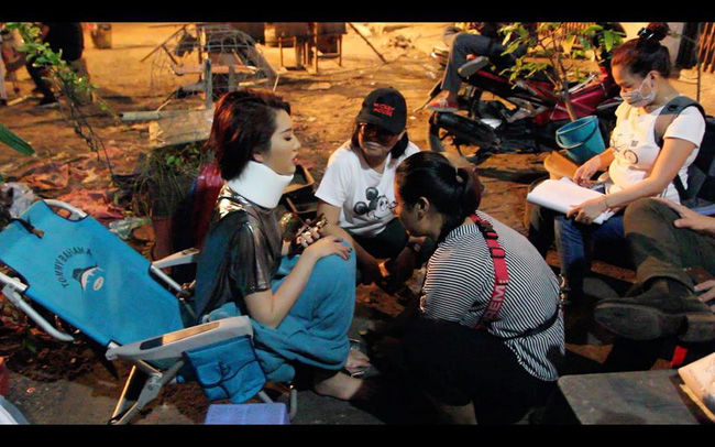 Mỹ nhân Việt bị tai nạn phim trường