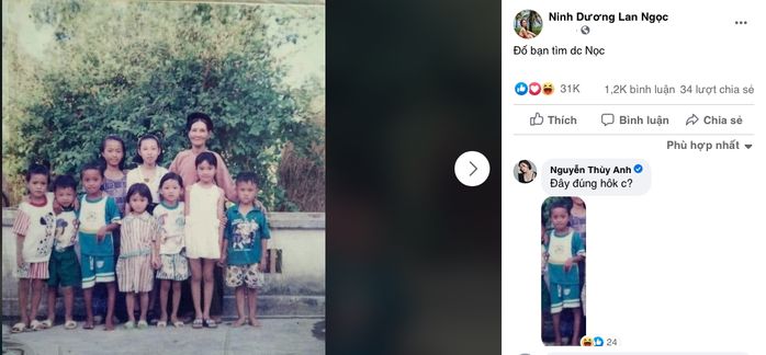 Lan Ngọc chứng minh nhan sắc đẹp từ trong trứng khi khoe ảnh thời bé