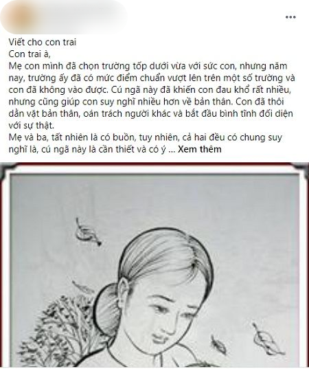 Tâm thư mẹ Phó Hiệu trưởng gửi con trượt lớp 10: Con có tới 3 lựa chọn