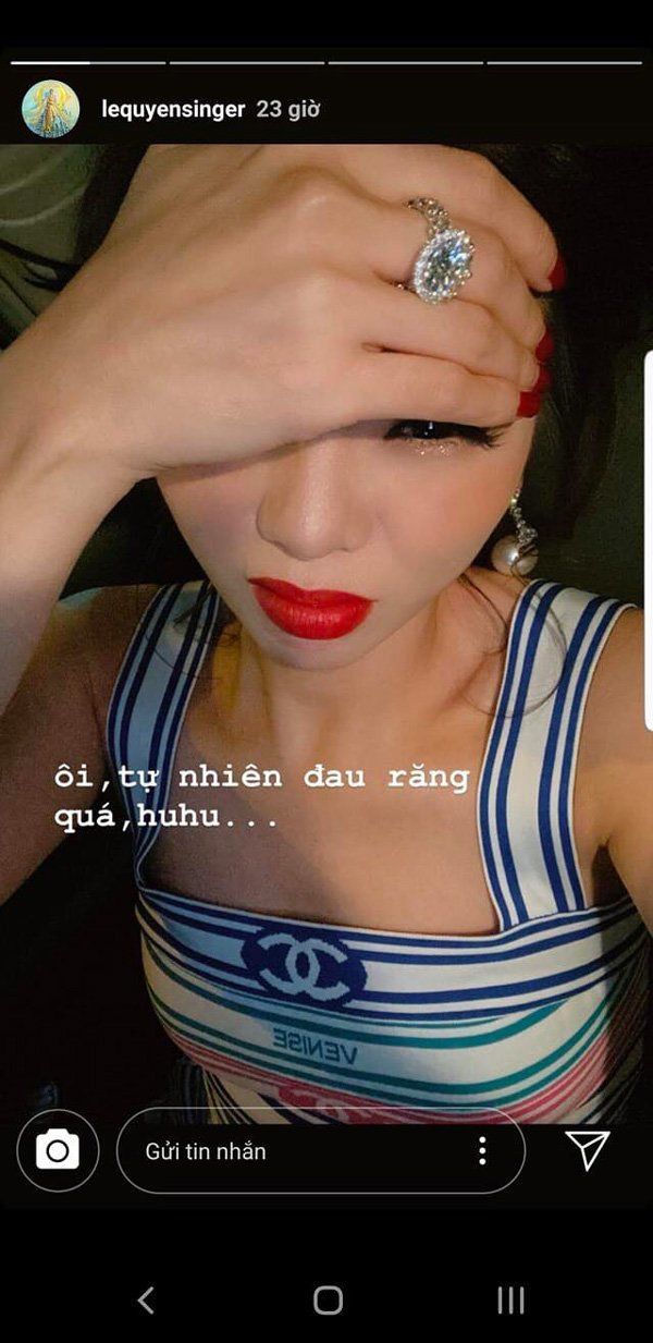 Chưa ai như Lệ Quyên: Chỉ một bức ảnh mà khoe đến tận 3 món kim cương