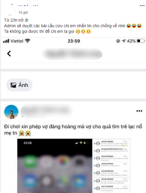 Tròn mắt với cách vợ người ta gọi chồng đi chơi về