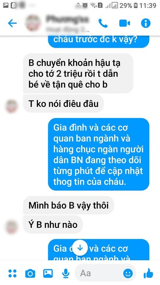 Vụ bé trai Bắc Ninh: Lúc bối rối gia đình nhận tin nhắn tống tiền