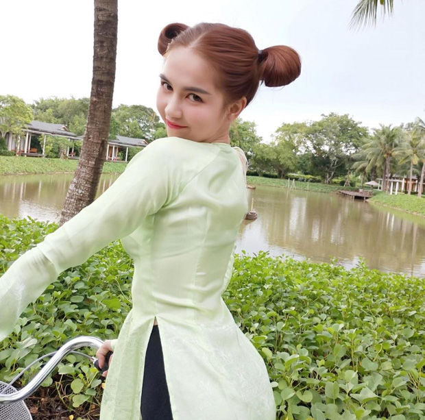 Ngọc Trinh trẻ trung nhờ đổi kiểu tóc nhi đồng
