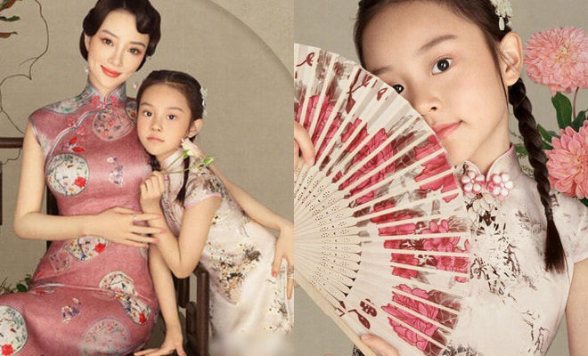 Điềm hinh- Ái nữ nhà Lý Tiểu Lộ ngày càng ra dáng tiểu mỹ nhân
