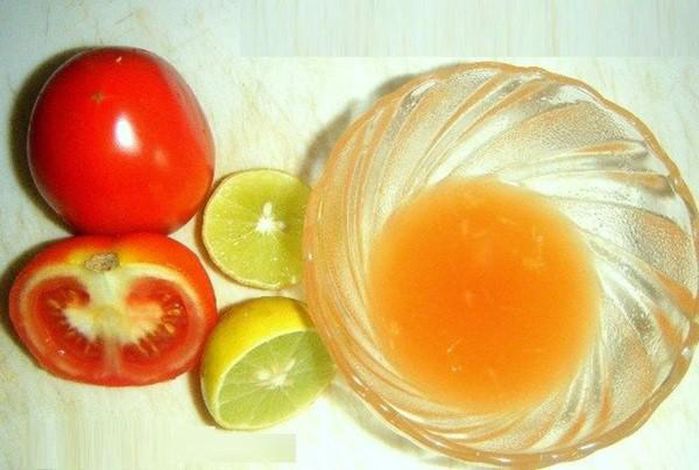 Dọn sạch nám chi chít chỉ với vài giọt nước cà chua, chanh, mật ong