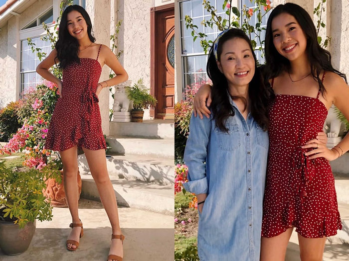 Bố mẹ đẹp chuẩn Á Đông, hai con của Hồng Đào mang nét Tây cuốn hút