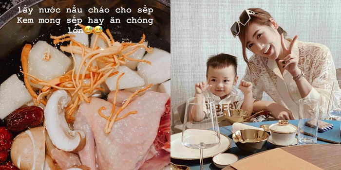 Đẳng cấp thực đơn ăn uống của con sao Việt