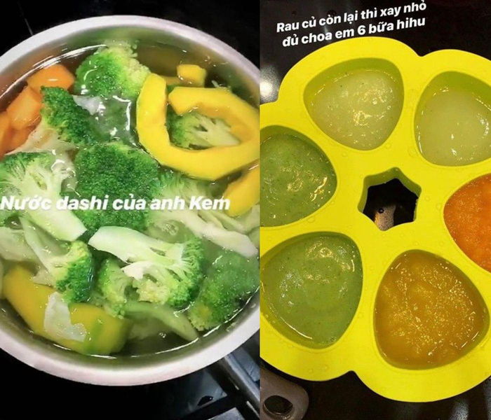 Đẳng cấp thực đơn ăn uống của con sao Việt