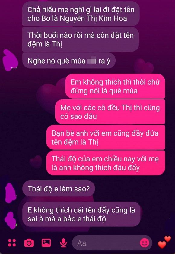 Mẹ chồng đặt tên cháu có lót “Thị”, con dâu giãy nảy đòi đổi lại