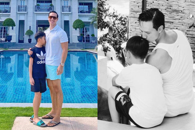 Hà Hồ hạnh phúc khoe ảnh Kim Lý và con trai Subeo thân thiết
